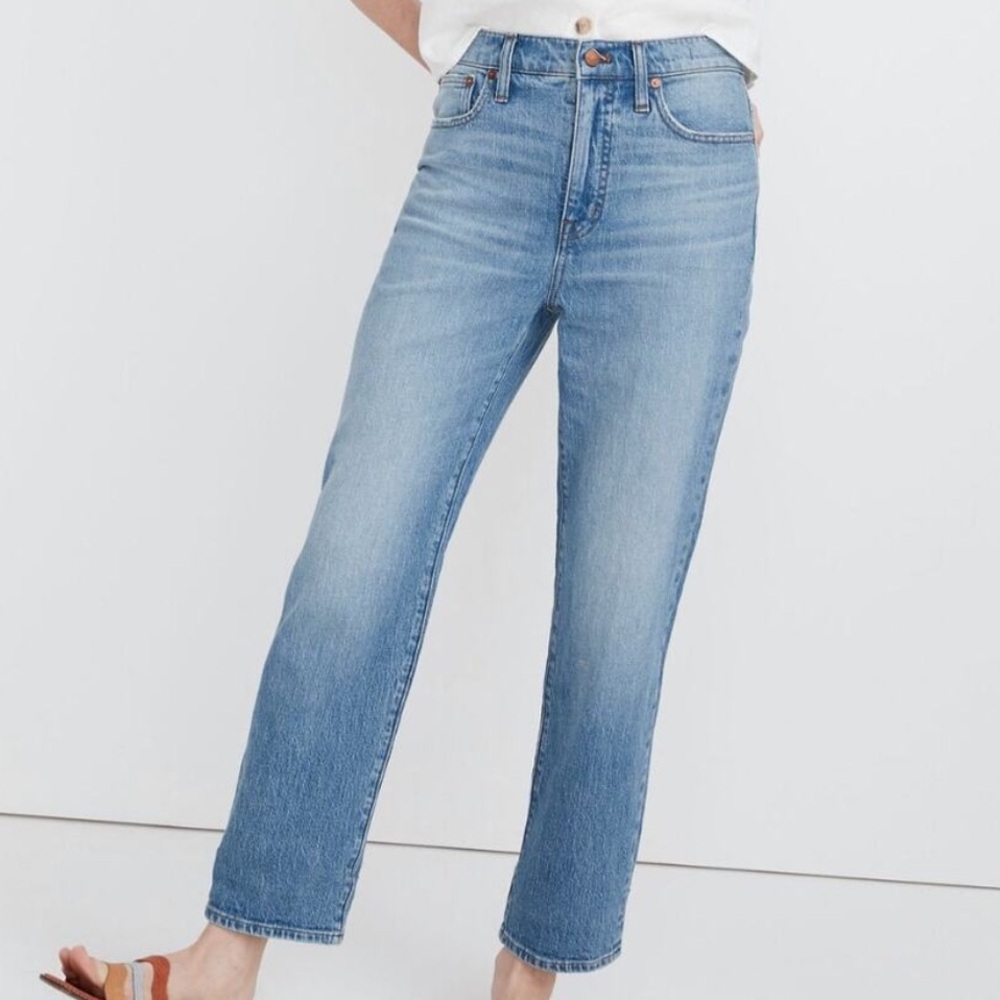 Madewell Women's Tall Relaxed Jeans in Springtide Wash Blue Streetwear Size 31T